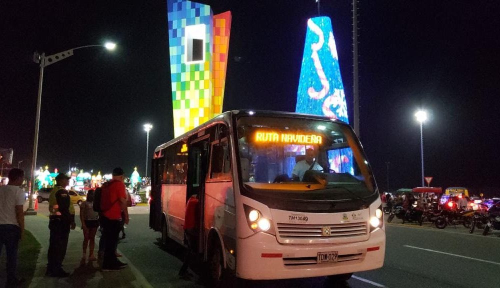 transmetro ruta navideña