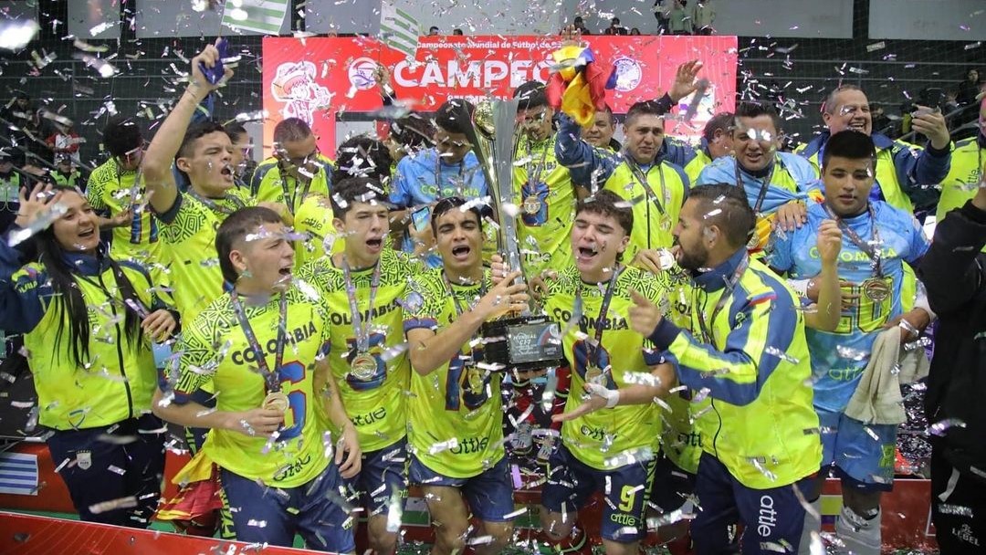 Colombia Campeon del Munidal sub 17 de Fubol de Salon Paraguay 2024 1