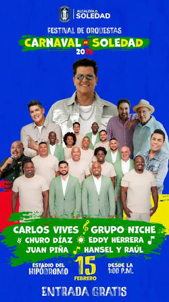 Boletas para el Festival de Orquestas de Soledad no pueden ser vendidas y tienen un código de verificación 42 371578