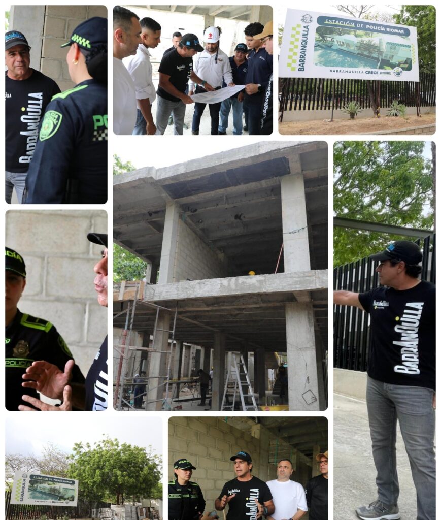 “Estamos haciendo una tremenda estación de Policía en Riomar”: alcalde Char inspecciona avance de obras 42 588183