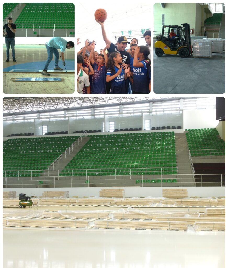 "¡Estamos renovando nuestro coliseo Elías Chegwin! Iniciamos con el cambio total del maderamen”: alcalde Char 42 606575