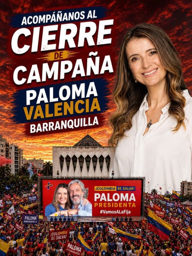 Quiero invitar a mis amigos y seguidores al cierre de campaña de Paloma Valencia en la Plaza de la Paz: Yesid Pulgar 42 FB IMG 1779235804969