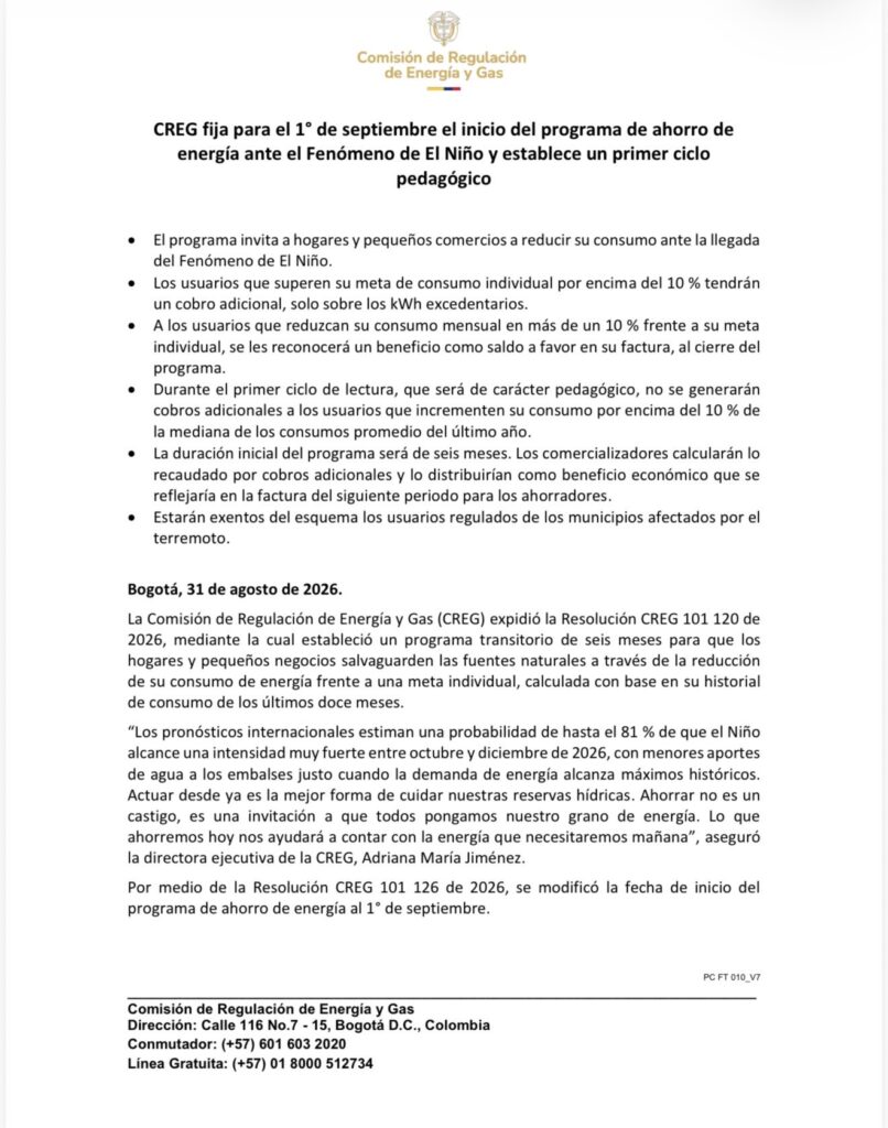 Senador Camilo Torres pide claridad por nuevo cobro en el recibo de energía 42 HRF8nljWMAAsYtV
